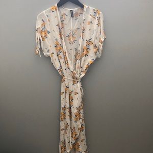 Floral Wrap Dress